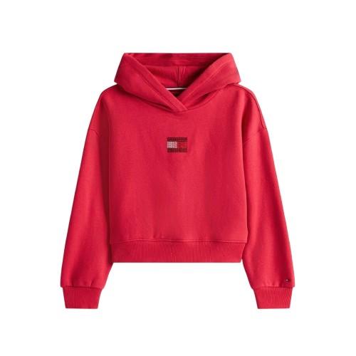 Tommy Hilfiger Childrens/Kids Diamante Regular Long-Sleeved Hoodie