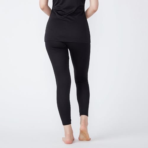 Mizuno Премьер Хот Термобелье Breath Thermo Тонкие Термогенерирующие Длинные Леггинсы для Повседневной Носки, Женские, Черные, Размер S (C2JBC812)