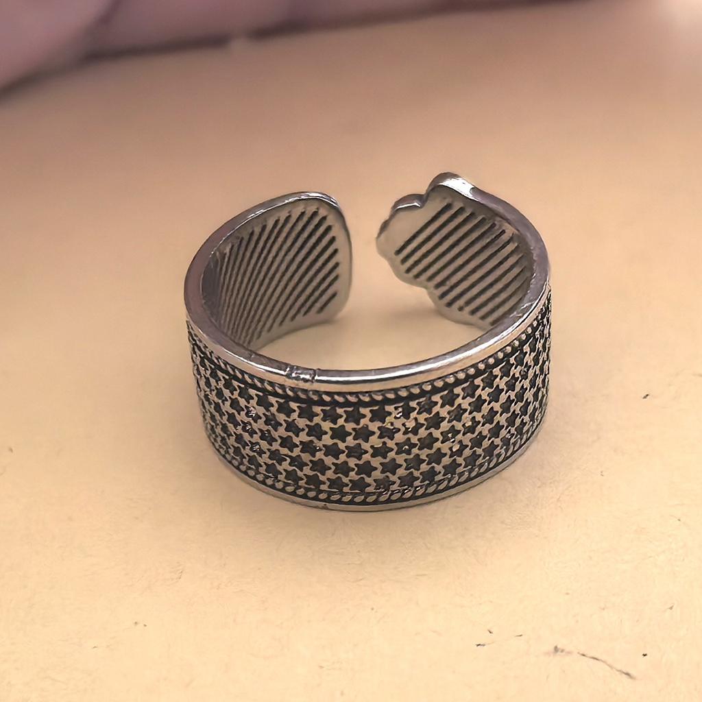 Кольцо в стиле ретро «Благоприятное облако», мужское открытое кольцо, мужское одинарное кольцо, благоприятное кольцо-напёрсток