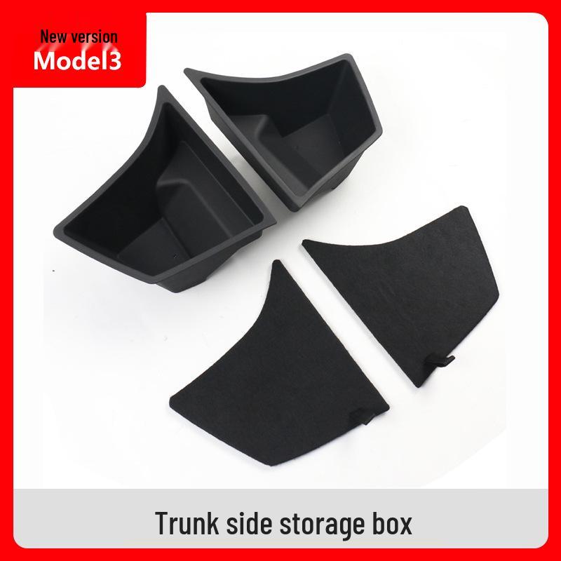 Бокс для хранения сбоку багажника Tesla Model Y – Внутренний аксессуар для обеих сторон