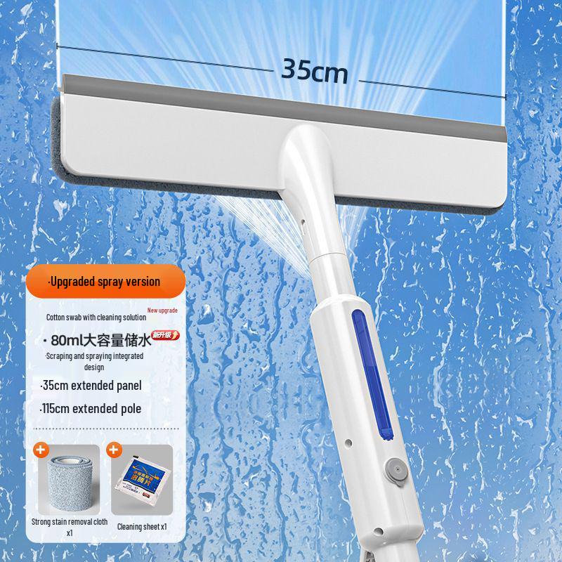 New Single-Sided Glass Cleaning Tool with Water Spray for Windows