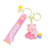 Creative Silicone Rainbow Pig Keychain Cute Cartoon Bag Accessory Perfect Gift Idea