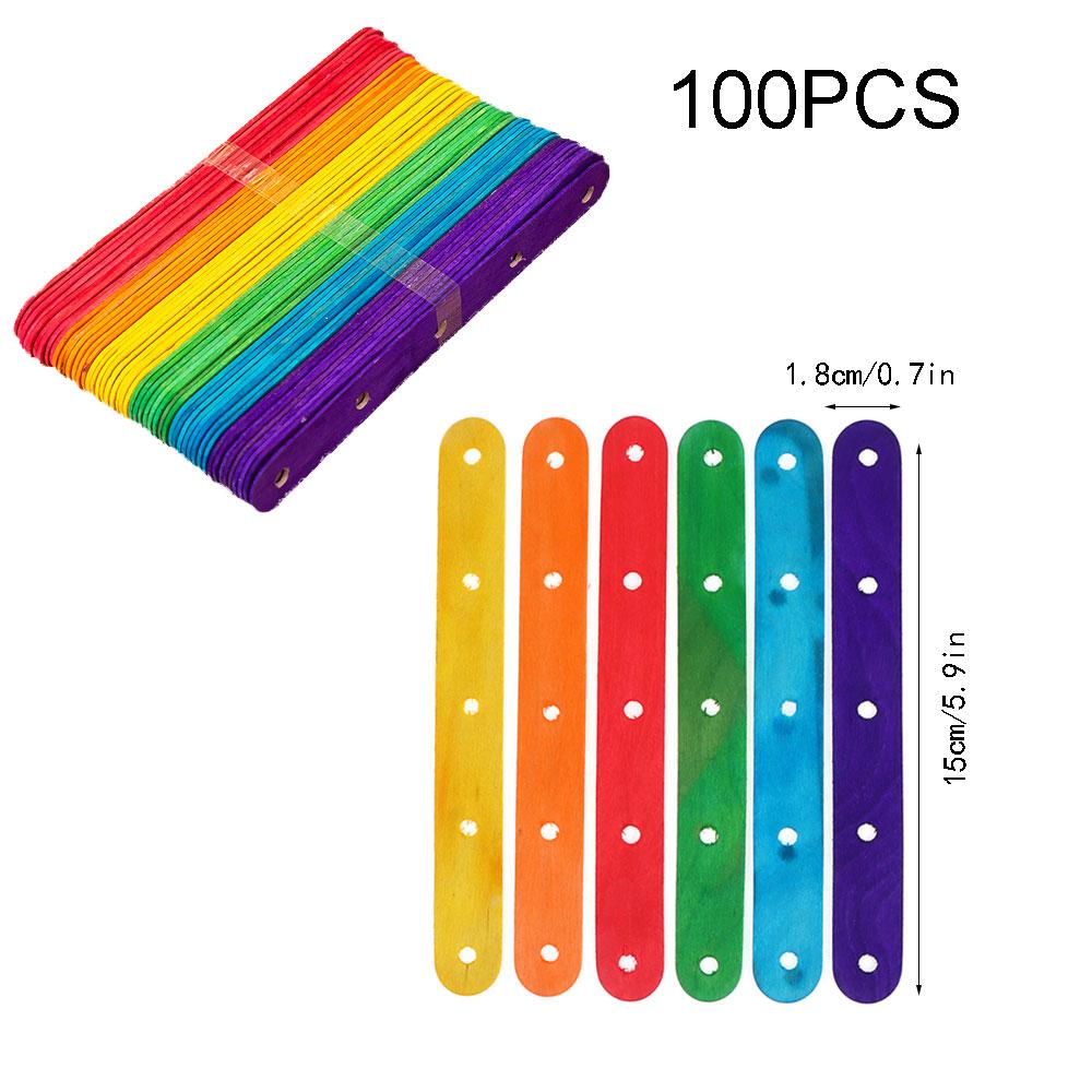 DIY Scented Candle Making Tool Set 50pcs Multiple Styles Wooden Wick Holder with Wick Centering for Candle Fragrance Accessories