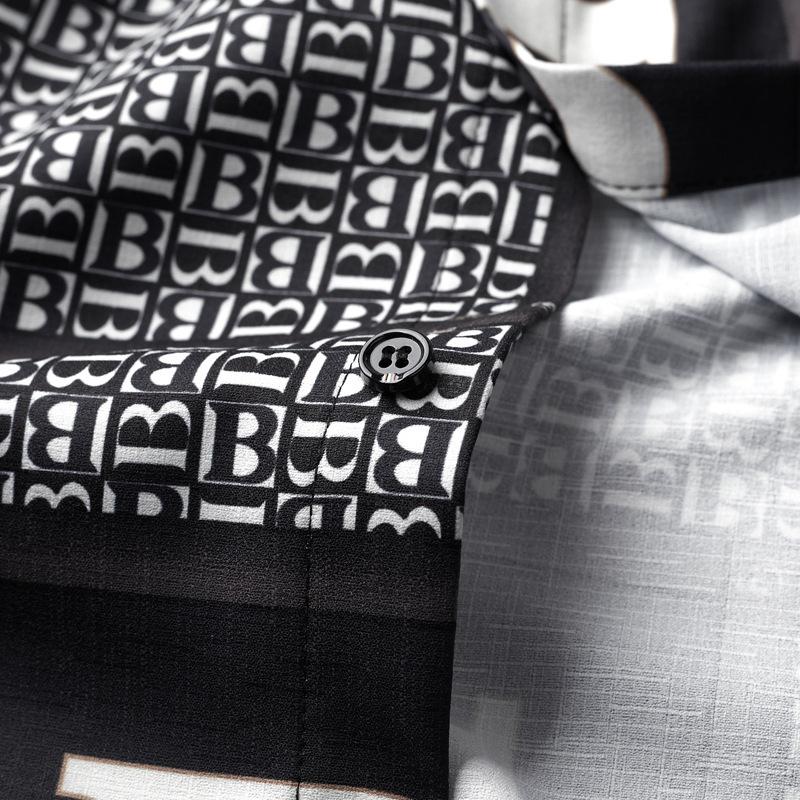 Летняя рубашка с коротким рукавом, рубашка с цветочным принтом, рубашка с лацканами, не требующая глажки, мужская пляжная одежда для мужчин среднего возраста, рубашка