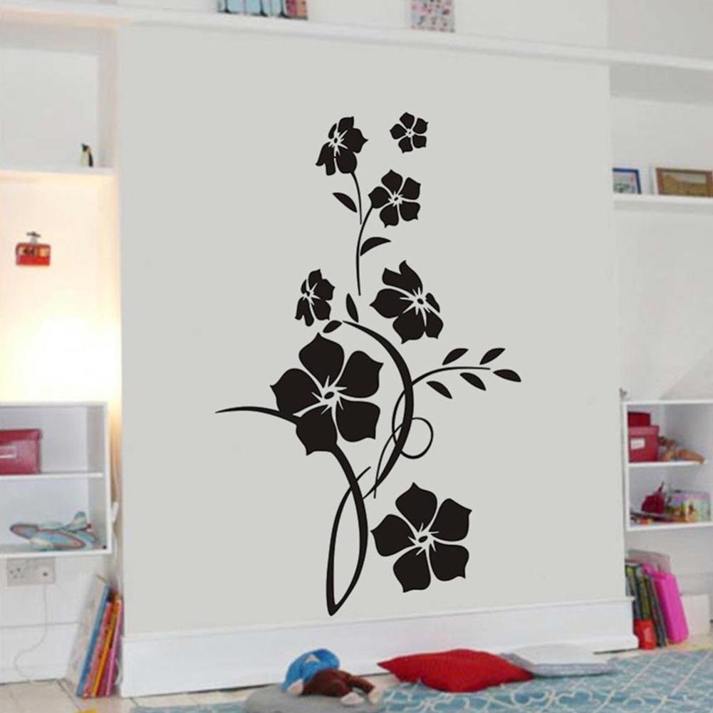 H&K Store Свежий цветок Наклейка на стену Гостиная Спальня Обои Фреска Наклейки Обустройство дома