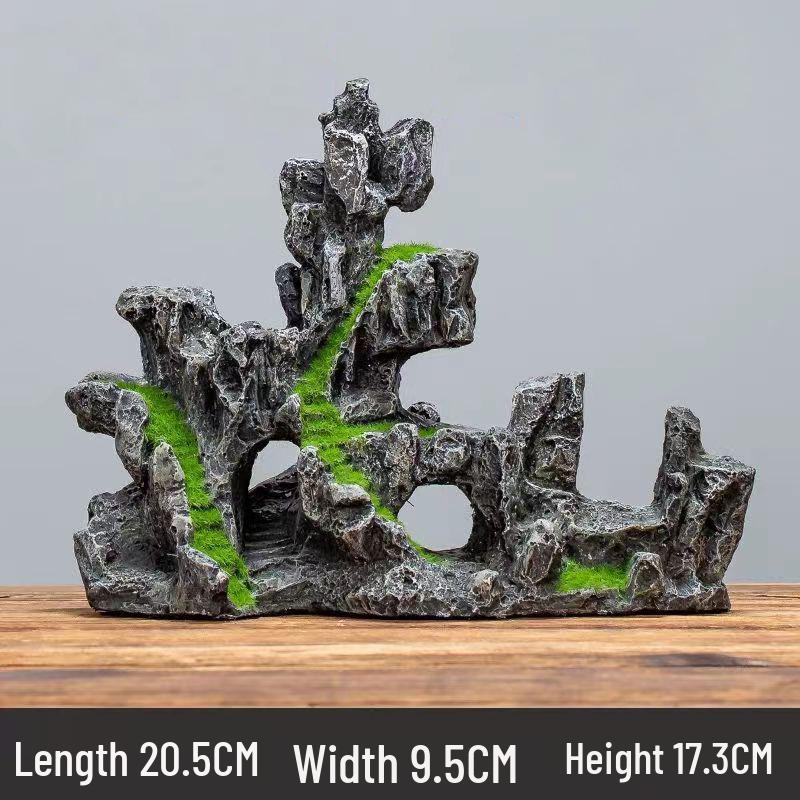 Creative Rockery Bonsai Accessories for Home Micro Landscapes and Fish Tank Décor