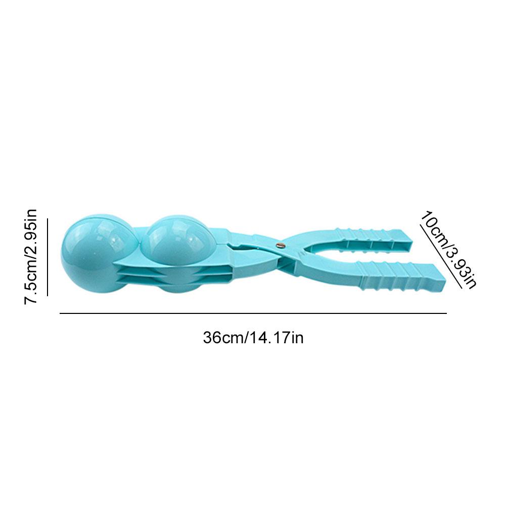 1/3/5 шт. Снежный зажим Многофункциональные клипсы для изготовления снежков Клипсы для снежных комков Двойной шарик Форма для рисовых шариков для снежной битвы