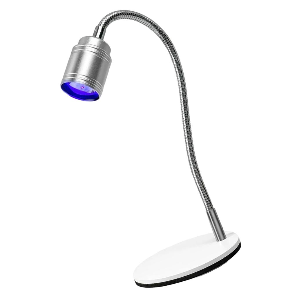 УФ-Лампа для ногтей LED 360 градусов Гибкая "шея" Лампа для быстрой сушки геля Свободные руки для Гель-лака Акрила Строителя Салонное Домашнее Использование