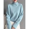 Women Autumn Long Sleeves Sweater Pullovers Knitted Female Knitwear Solid Color Ladies Knitting Sweaters