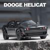 1/32 Dodge Challenger Helicat SRT сплав спортивная модель автомобиля литая металлическая игрушка модель автомобиля Muscle симуляция звук и свет детский подарок