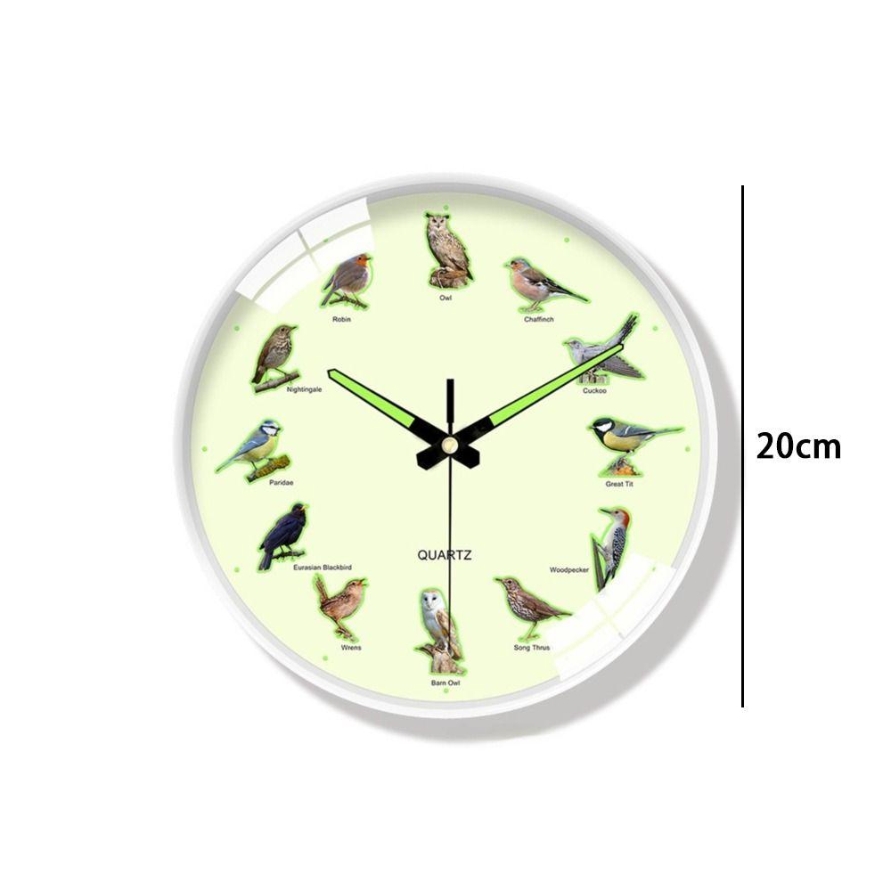 Easy To Read Wall Hanging Clock Luminous Dial Home Decor Clock Round Wall Clock for Office