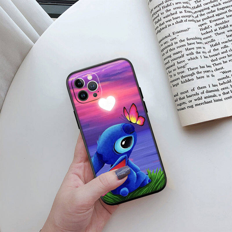 RT69 Stitch Phone Case for iPhone 7 8 11 12 13 14 15 16 17 16E XS Pro Max XR X SE Air