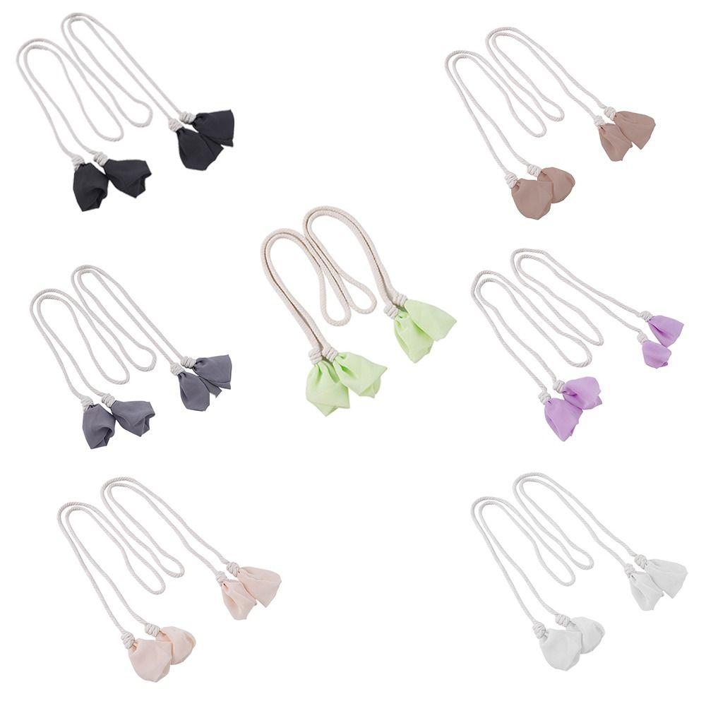 2PCS Elegant Curtain Tieback Minimalist Curtains Tie Rope Trendy Tulip Curtain Straps Home Decor