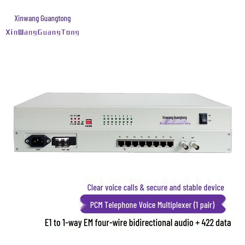 Xinwang Guanguangtong PCM E1 в EM Мультиплексор аудио и данных RS422