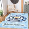 Manchester City Customizable Name Floor Mat Design for Bedrooms Game Room Dormitory Outdoor Anti-slip Rug Anime Office Decor