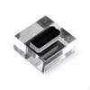 Acrylic Ring Display Holder Jewelry Organizer Stand Single Hole Diamond Style Clear