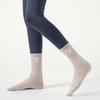 Cotton Pilates Socks Non-Slip Grip Mid Tube Socks Bow Yoga Socks  for Women