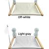 Foldable Suction Cup Cat Hammock with Plush Wooden Window Perch New Pet Supplies