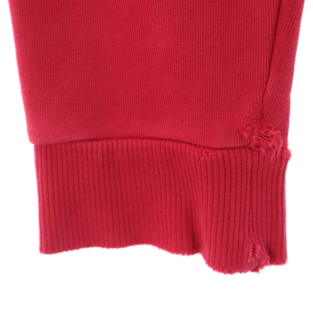 Lacoste Свитшот с длинным рукавом Худи на молнии 3 серия Red Мужской Б/у