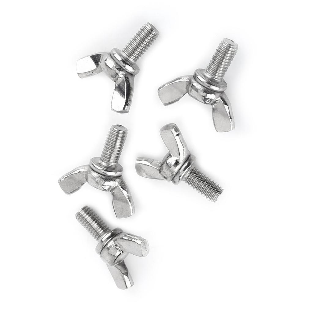 5 шт. в упаковке 304 нержавеющая сталь винты-бабочки болты машинный крепеж(М5 * 10мм)