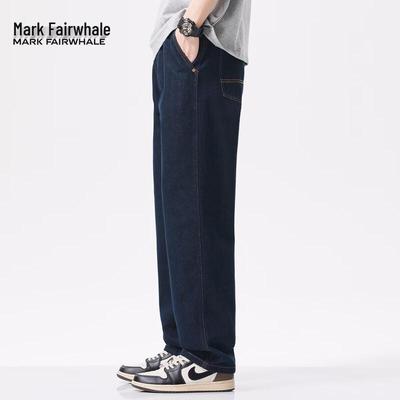 Мужские джинсы Mark Fairwhale из чистого хлопка, модного прямого кроя