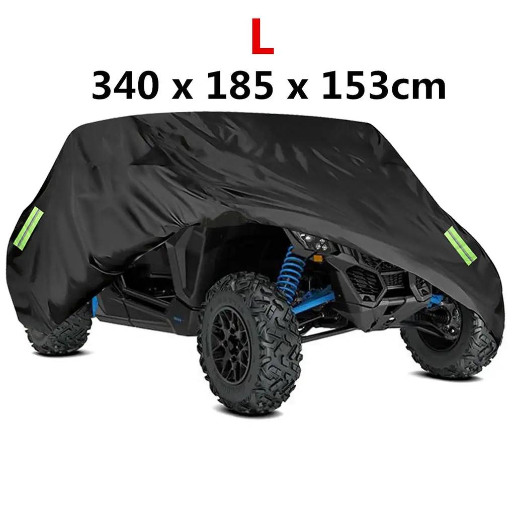 Quad Bike ATV Cover Universal 210D Waterproof Motorcycle Vehicle Scooter Kart Motorbike Covers for Can-Am Maverick X3 XDS XMR