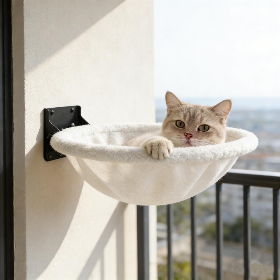 Window Cat Hammock Wall Cat Hang Hammock Bed Cradle Foldable Pet Bed Mesh Breathable Cats Wall Shelves Accessories Pet Furniture