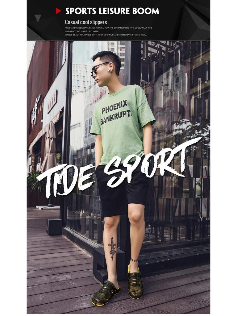 Мужские летние пляжные и повседневные сандалии-трансформеры для улицы