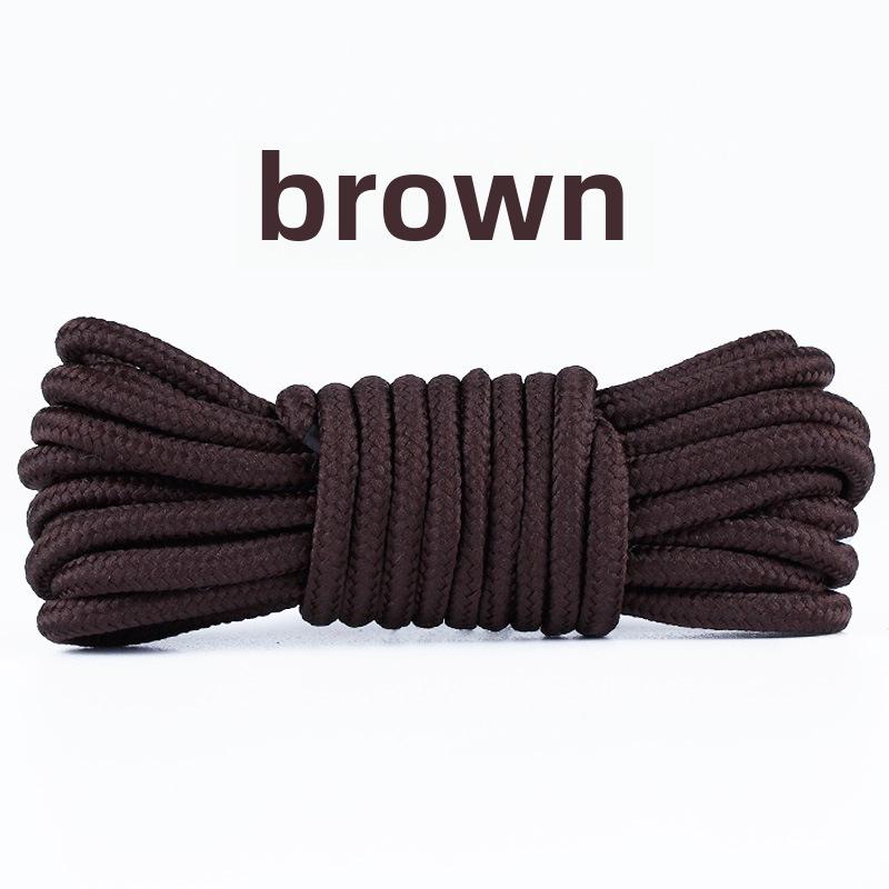 Высокие кожаные рабочие ботинки Martin с толстыми круглыми шнурками — повседневная спортивная обувь унисекс в верблюжьем и черном цветах