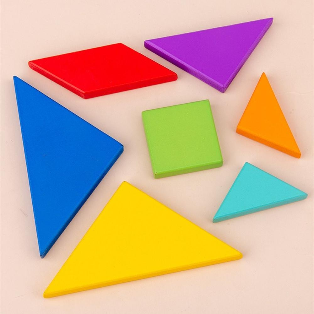 Магнитная 3D-головоломка Jigsaw Tangram Game Монтессори Learning Обучающие настольные игры для рисования Игрушка в подарок для детей Головоломка