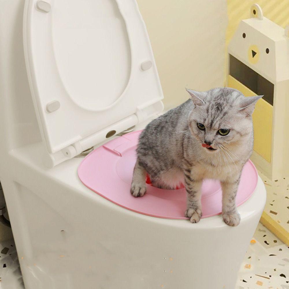 Многоразовый кошачий лоток Устойчивый тренажер для гигиены питомца Практичный тренажер для кошачьего туалета Бытовой