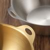 Large Capacity Stainless Steel Salad Bowl Gold/Silver Food Container Noodle Bowl  Korean Soup