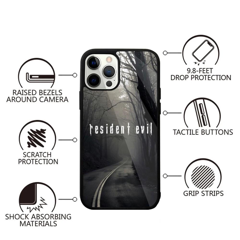 Чехол для телефона Game R-Resident E-Evils для iPhone 15,14,13,12,11,Plus,Pro,Max Mini Magsafe Магнитная беспроводная зарядка