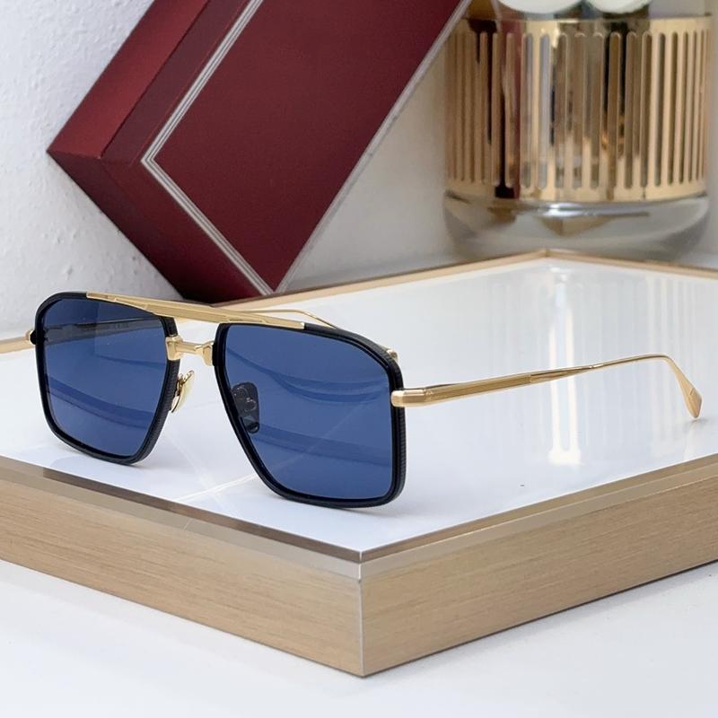 Мужские модные солнцезащитные очки-пилоты High Street Gold EARL Classical Top Quality Double Bridge Alloy Solar Glasses Male
