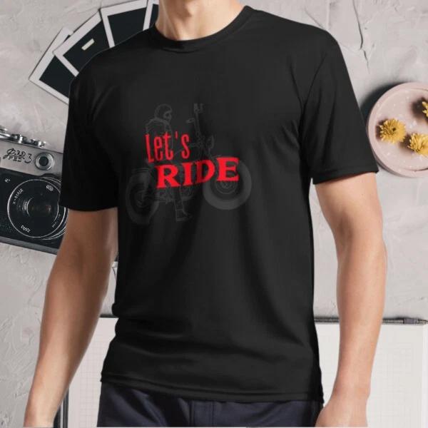 New Shirt Let's Ride Active Logo T-Shirt Funny Size S - 5XL