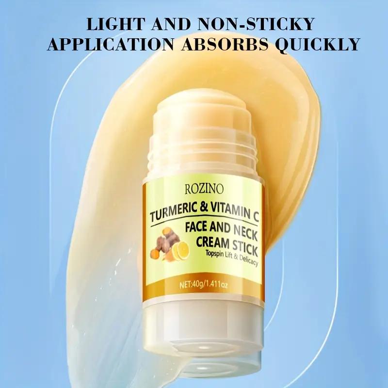 Крем-карандаш для лица и шеи с куркумой Подтягивает и подтягивает кожу, осветляет морщины на шее Уход за лицом и шеей Увлажняющий косметический крем для шеи