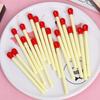 20Pcs Ballpoint Pen Matchstick Shape 0.5mm Ballpoint Pens Novelty School Stationery Children Student Gifts