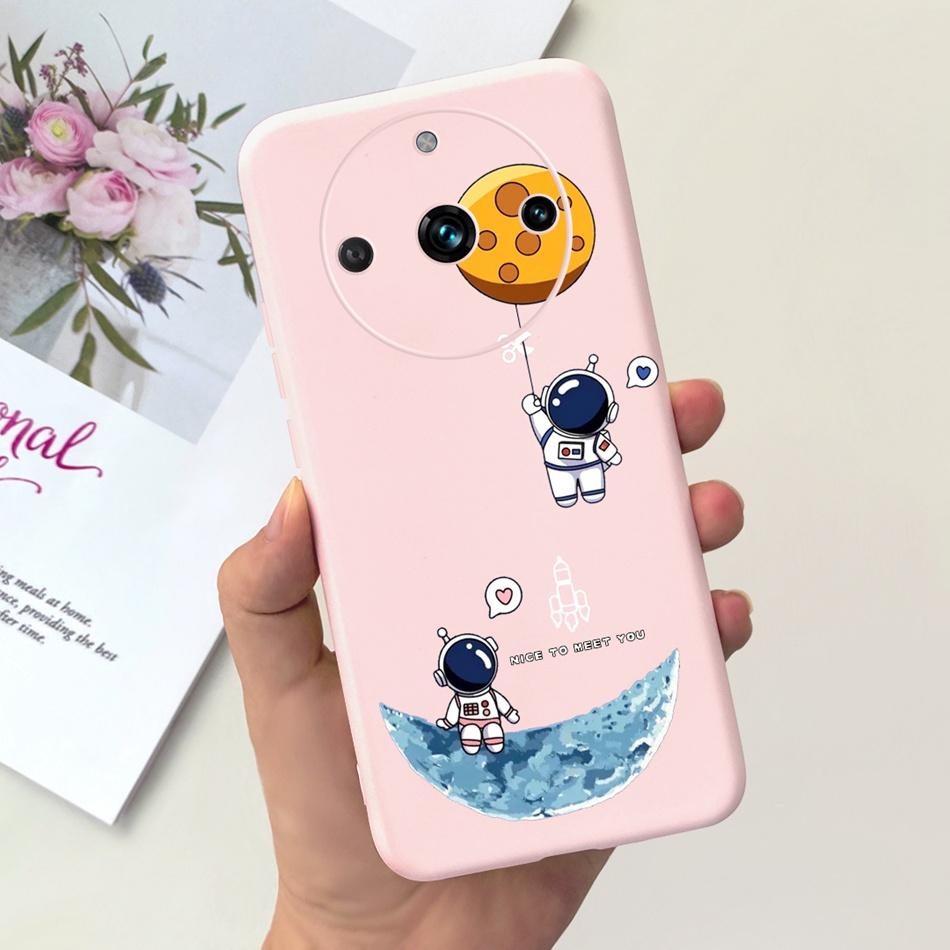 For Realme 11 Pro Plus 5G Phone Case Cute Cat Painted Jelly Silicon Soft Back Cover For Realme 11 Pro+ 11Pro 5G Cases Bumper