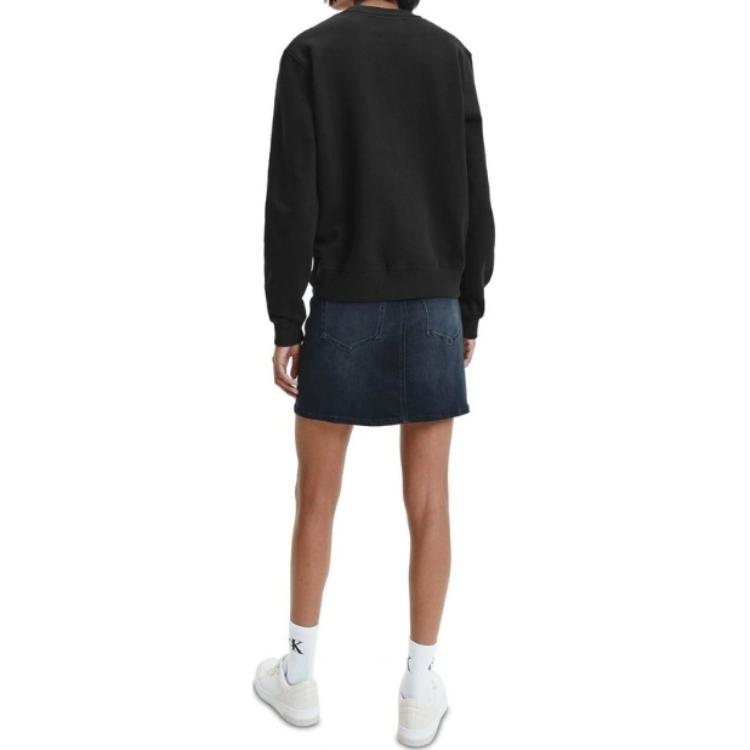 Calvin Klein Толстовка с круглым вырезом и принтом логотипа, мужская, черная 40GC200-001