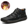 New Retro Large Size Martin Boots Men's Outdoor Casual Men's Leather Shoes Velvet High-top Cotton Shoes Directly from the Manufacturer 48