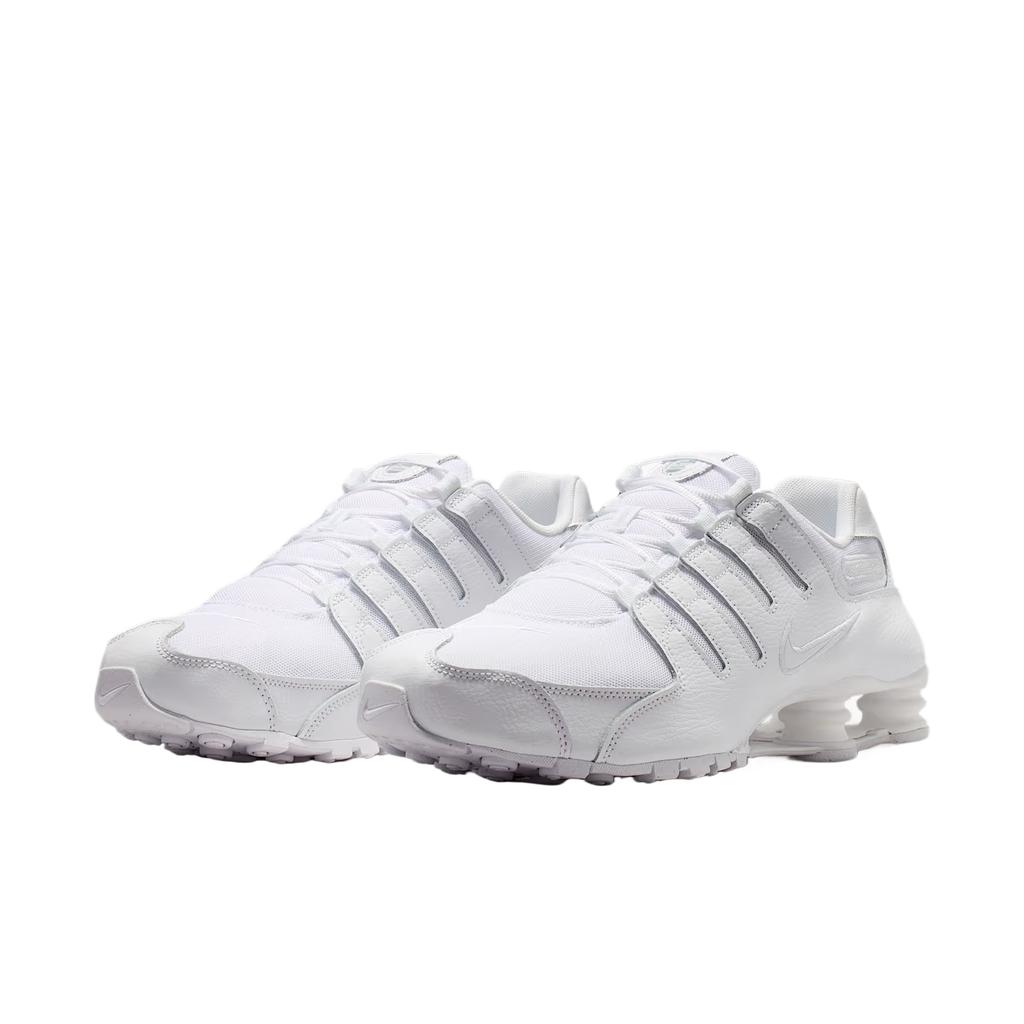 Nike Shox Серия NZ Синтетическая кожа, Текстиль Дышащие Низкие Беговые кроссовки Мужские IQ8263-100