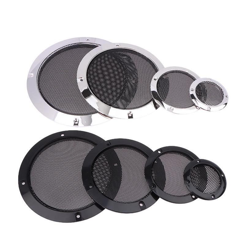 NEW SALE 2/3/4/5/6.5/8 Inch Speaker Net Cover Car Home Loudspeaker Mesh Enclosure Speakers Plastic Frame Metal Iron Wire Grilles