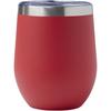 Glass "Corzo" 350 ml RCS-certified recycled stainless steel copper-insulated mug Red