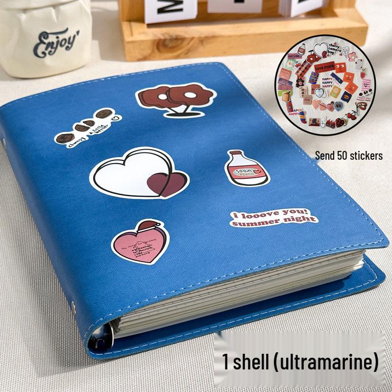 Кожаный блокнот B5/A5 на кольцах со съемной пряжкой - Идеально подходит для аспирантов