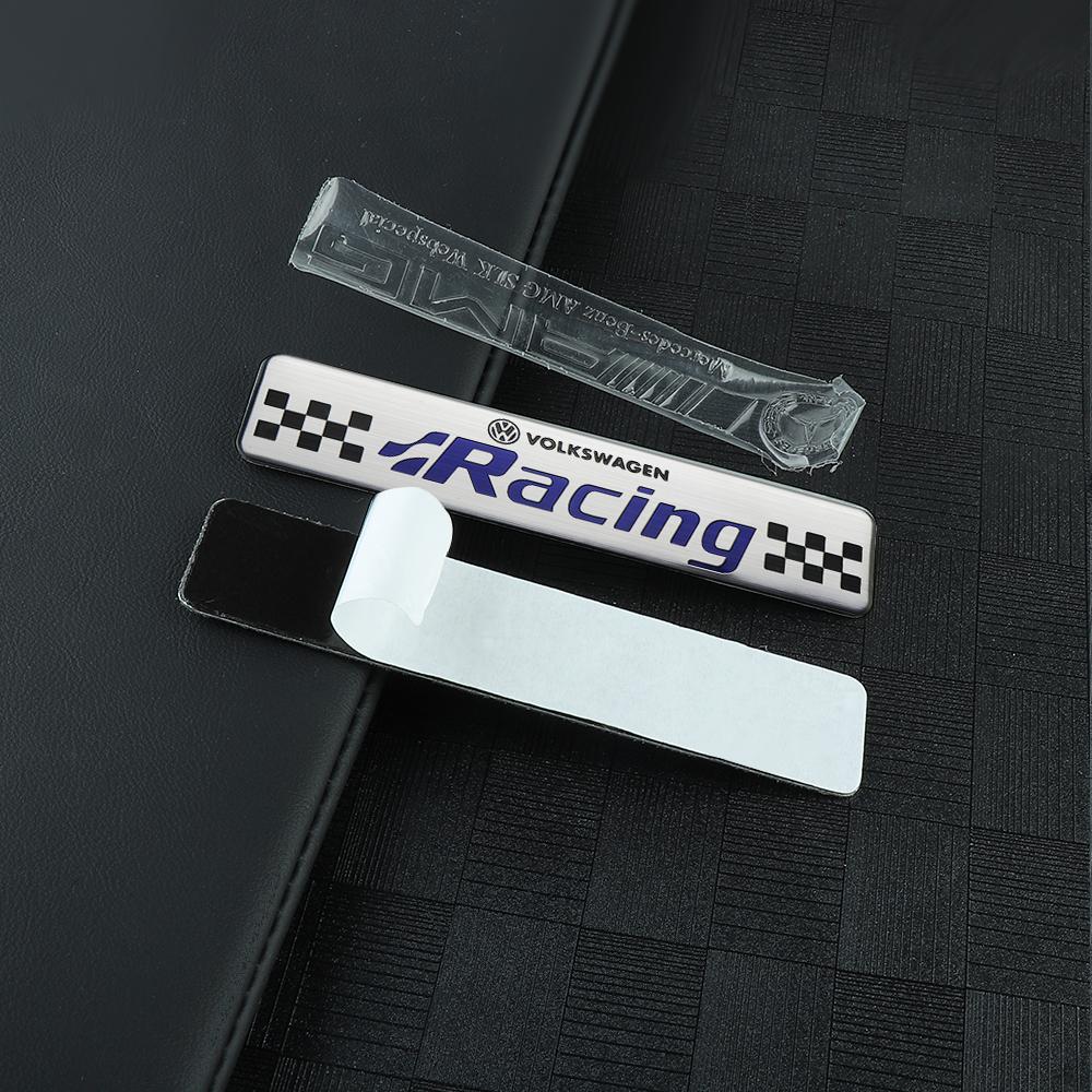3D Metal Aluminum Alloy Emblem Badge Sticker Decal Auto Accessory for Volkswagen VW Touran Golf Lavida Caddy Passat Polo Jetta GB31
