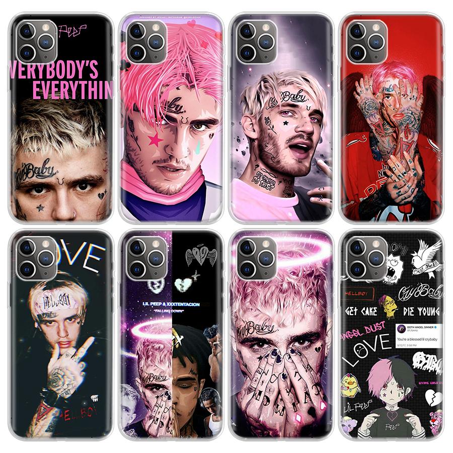 Чехол для телефона Lil Peep для iPhone 17 Air 11 13 Mini 14 15 Plus 16 12 Pro Max 16E SE 7 8 с рисунком, мягкий ТПУ задняя крышка 17 Air 11 13 M