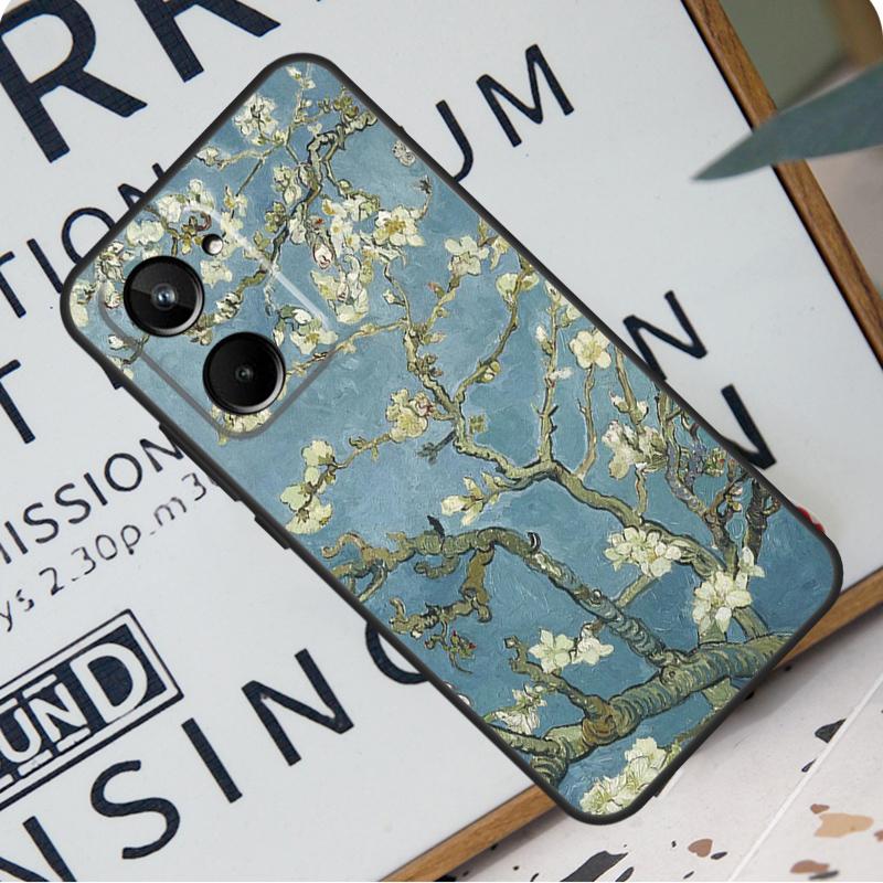 Чехол для Realme 12 Pro Plus 9 10 11 GT5 C51 C31 C67 C55 C53 C35 C33 C30 C21Y C25s GT Neo 6 с картинами 'Звездная ночь' Ван Гога