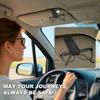 Teraves 2 Pack Sunglass Holder Clip For Car Visor, Upgrade Magnetic Leather Visor Sunglasses Clip, Easy To Hold Your Glasses Eyeglasses