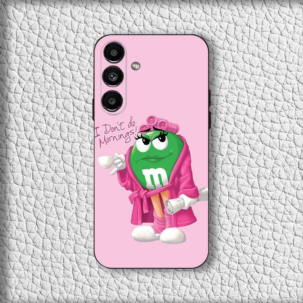 M-MS Шоколадный чехол для телефона Samsung Galaxy A20, A21s, A22, A31, A32, A52, A53, A72, 73, A80 Мягкий черный чехол