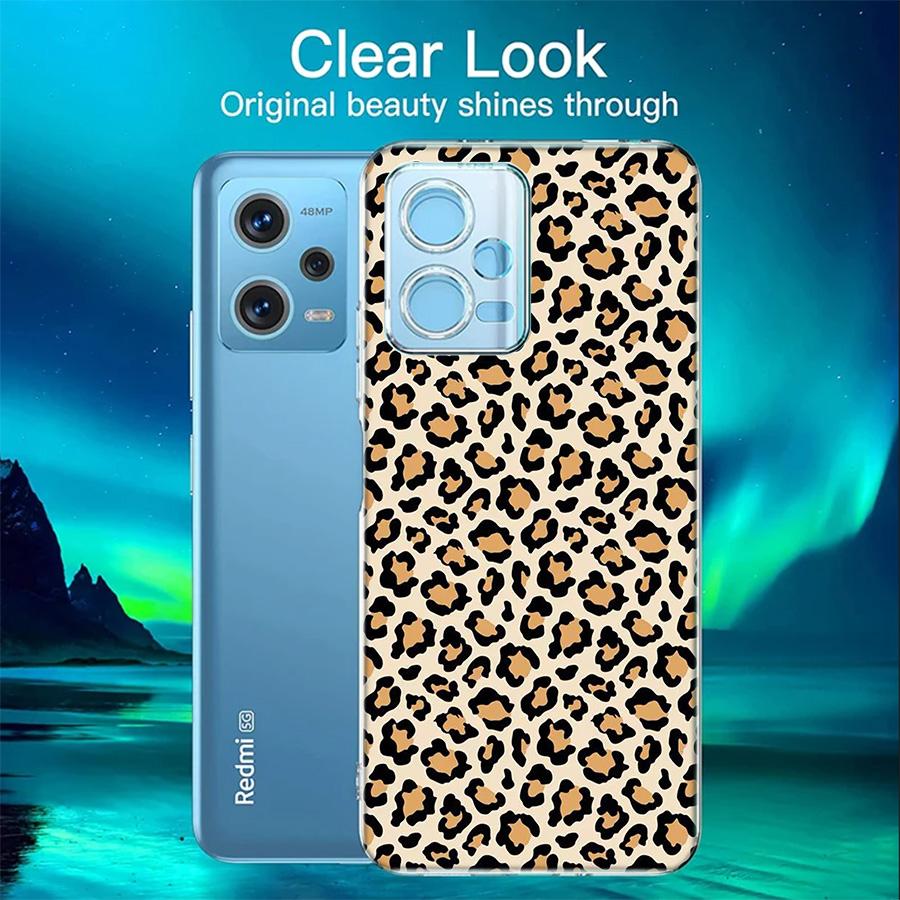 Fashion Tiger Leopard Print Panther Cool Phone Case For Redmi 12 13C 12C 15C 9 10 10C Note 13 Pro Plus 14 15 Pro 9T 9C 9A TPU So